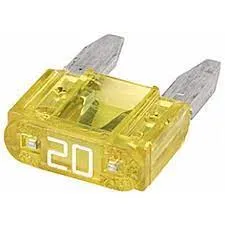 Mini Fusible 12v 20A (AMARILLO) LX-BXP-mini