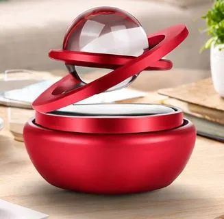 Ambiental solar plástico de esfera Rojo CY-4389