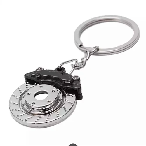Llavero metálico disco de freno HW-YSQ-69 Negro