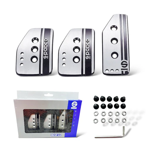 Pedal aluminio Sparco CY-JTBA Plomo