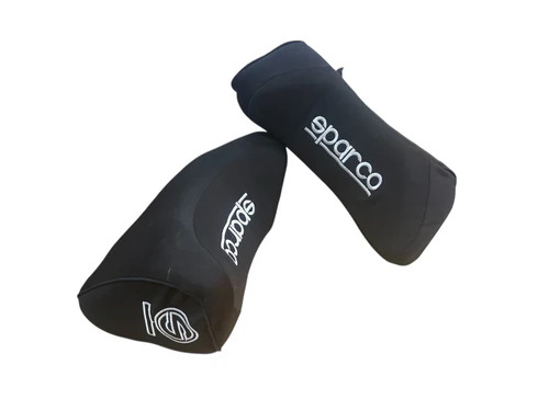 Almohadillas Sparco Bordado 2 PCS Negro