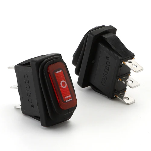 Boton switch impermeable doble tiempo LX-KG-2505021