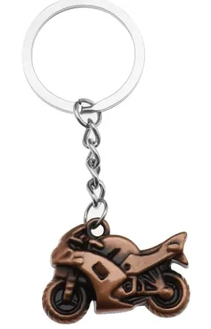 LLavero metalico en forma de moto HW-YSGJ-303 BRONCE