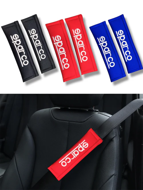 Protector de cinturón bordado acolchonado (Sparco)