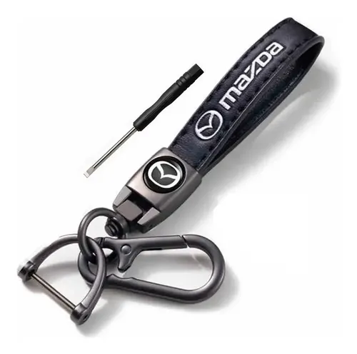 Llavero de cuerina Mazda