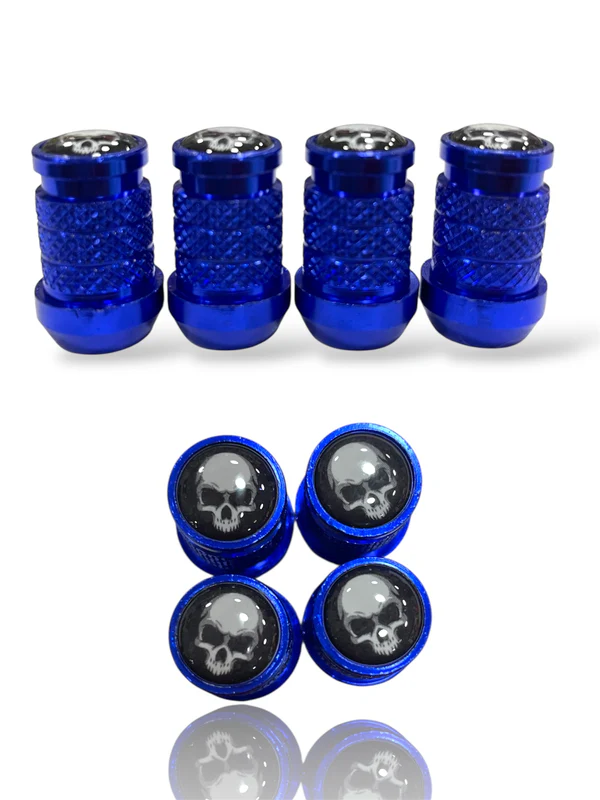 Tapaválvulas con calavera HW-QMM-391 Azul