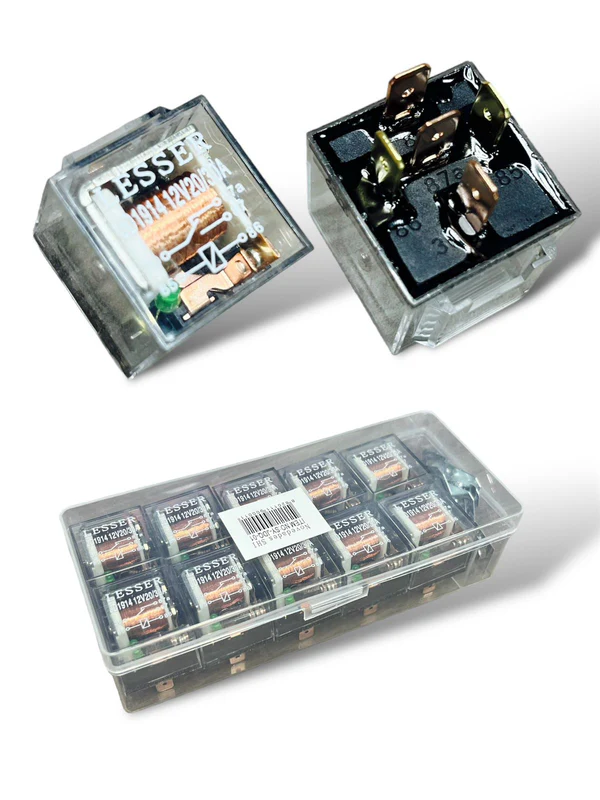 Relay 5pin 12v Caja x  LX-JDQ-202401