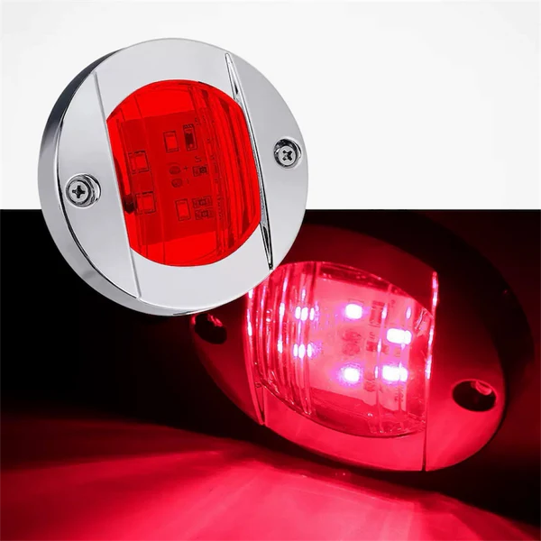 Luces led guia redonda 24V 4pcs SL-129 ROJO