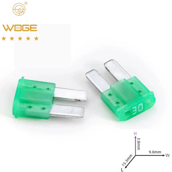 Mini Fusible pata larga 30A VERDE LX- BXS-CJ05010