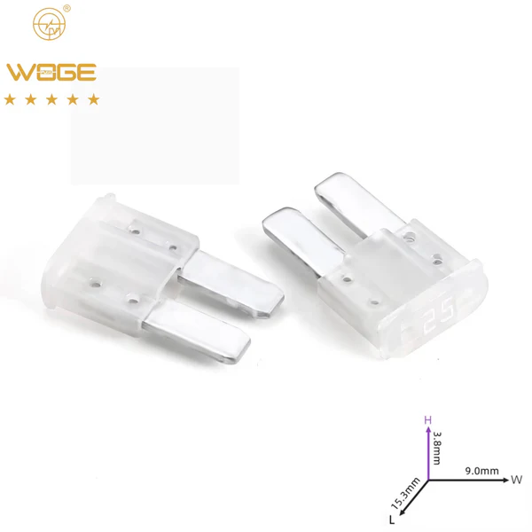 Mini Fusible pata larga 25A BLANCO LX- BXS-CJ05010