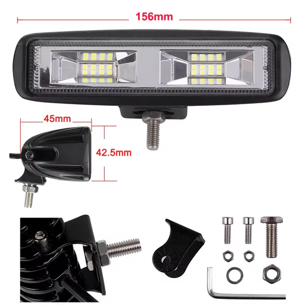 Barra led slim 48w 12v bicolor 1pcs CY-2142