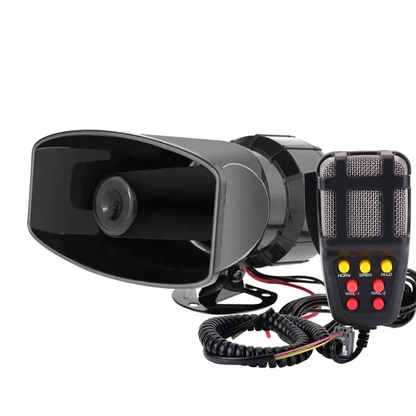 Megáfono sirena policial 12v 7tonos JN-SIRENA7T/SY-HHLB0044