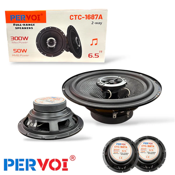 Parlante Coaxilar Pervoi 6.5" CTC-1687A