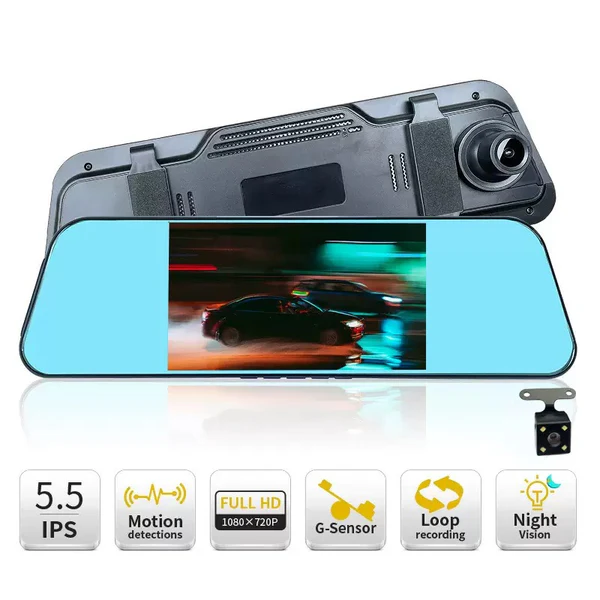 Retrovisor pantalla grande con cámara SN-2887