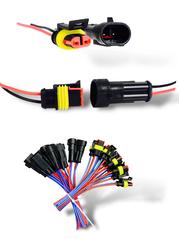 Soket hembra y macho de 2 cables 10pcs CY-2793-2