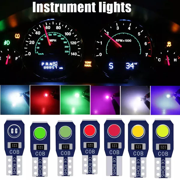 Foco led T5 CY-4105 AZUL, AZULADO,LILA,BLANCO Y ROJO