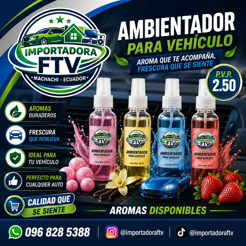 Ambiental spray 110ml fragancia varios aromas