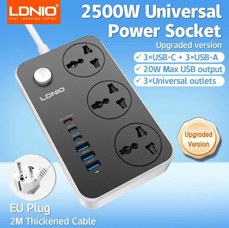 Ldnio 2500W Universal Power Socket