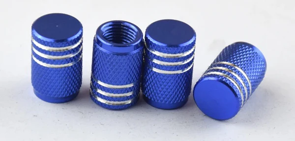 Tapa Valvula Metalica CY-4453 Azul